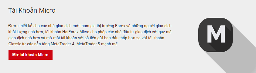Hot forex review tài khoản micro